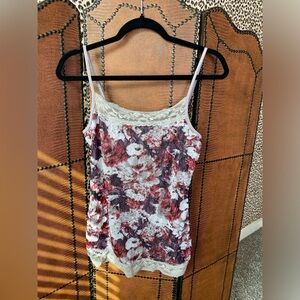 Y2K Floral Lace Cami